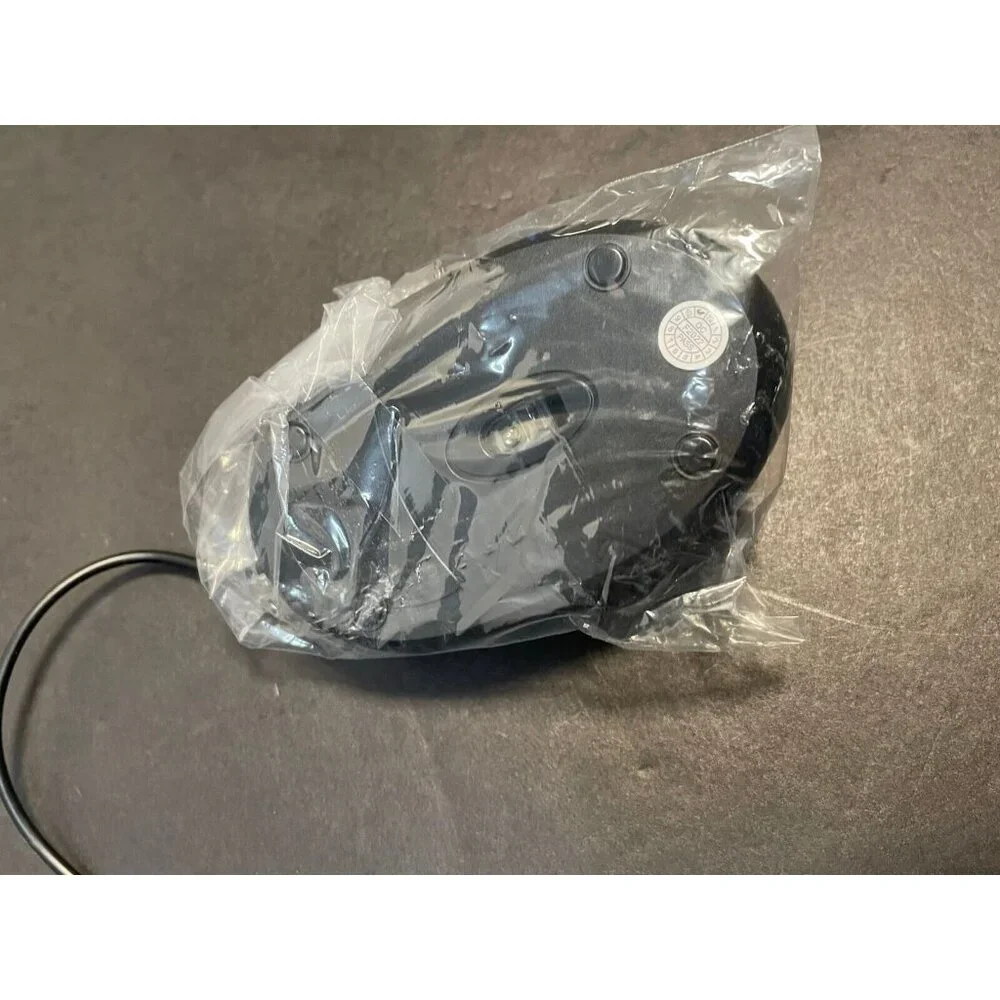 USB Corded Optical Mouse black new